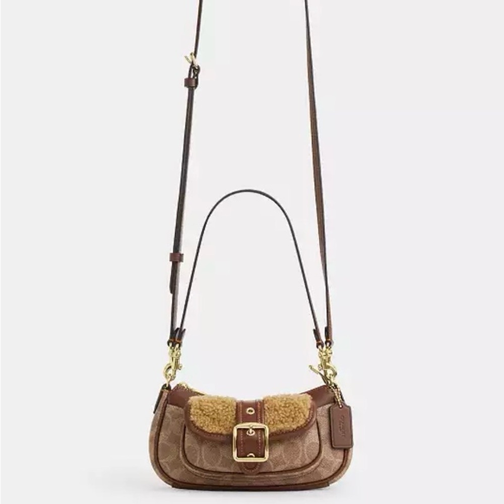 NWT Coach Ashton Mini Shoulder Bag in Signature Canvas - Picture 8 of 16